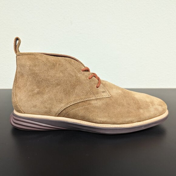 Cole Haan Grand Evolution Brown Suede Chukka Boots main image 4